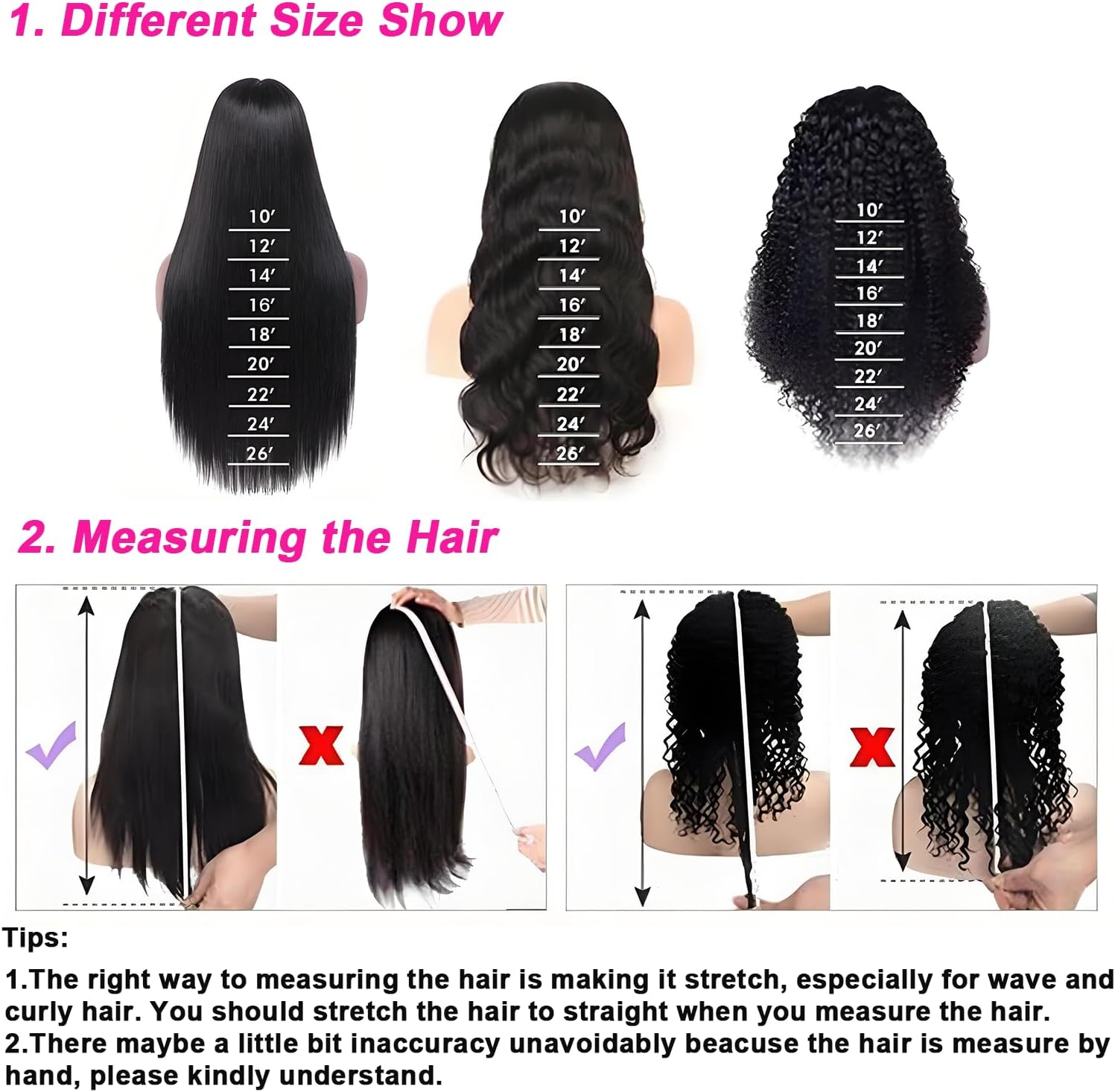 18 Inch Deep Wave Lace Front Wigs Human Hair 13x4 Middle Brown Lace Frontal Wig for Black Women 180% Density Wet and Wavy Wig with Baby Hair Natural Color