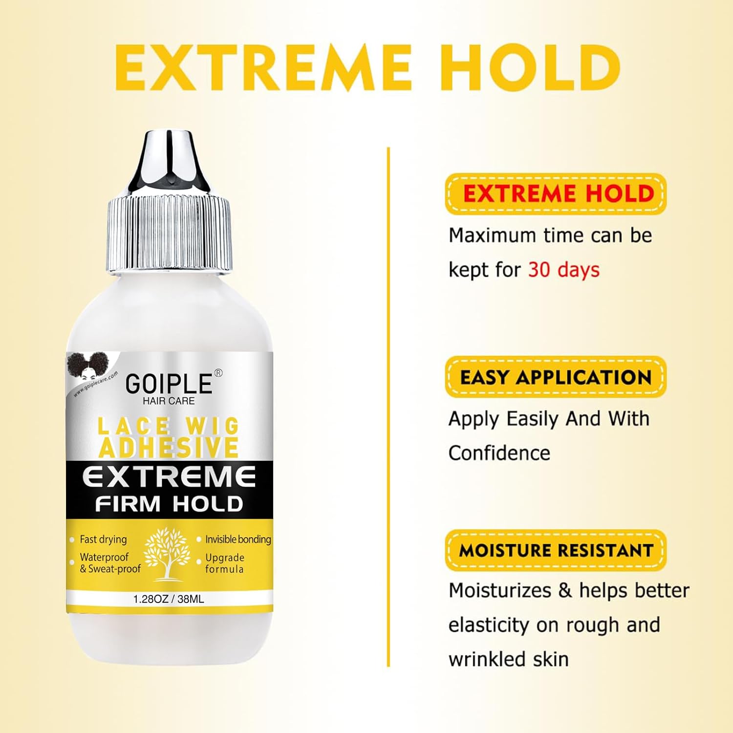 Wig Accessory Essentials Kit Lace Front Wig Glue & Remover, Wig Caps, Elastic Band, Hair Wax Stick, Edge Control, Edge Brush, Hair Shear Dermaplanning Razor Tool and Edge Scarf - 12PCS