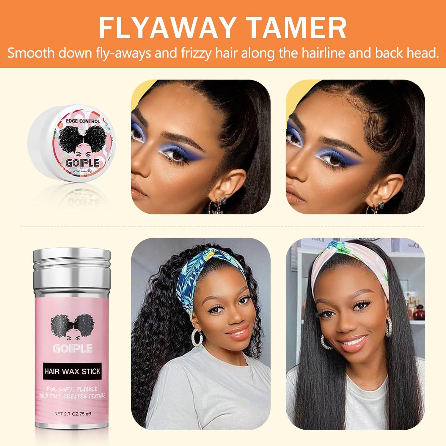 Lace Tint Melting Hair Mousse, Lace Tint Mousse for Women Hair Wigs Wigs Toupees and Hairpieces Natural Finishing Color, Melting Spray Tool Set (Medium Brown)