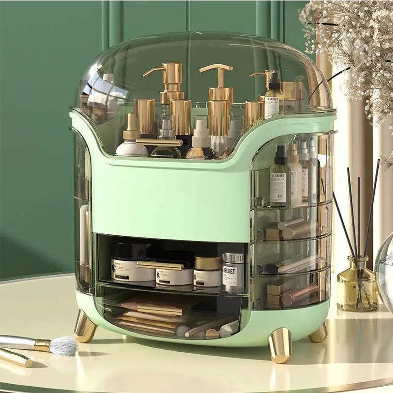 Multifunctional Dustproof Makeup Box for Beauty Routine