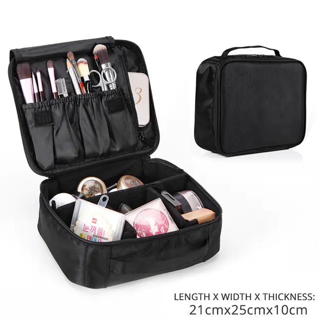 Large Makeup Case with Dividers for Beauty Professionals